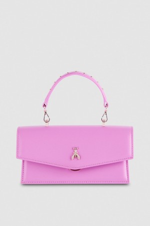 Patrizia Pepe Fly Bamby Leather Shoulder Bag Pinkki | ENM564132