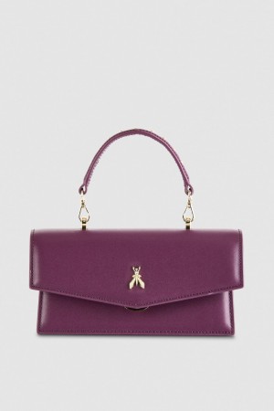 Patrizia Pepe Fly Bamby Leather Shoulder Bag Violetit | ZLV396075