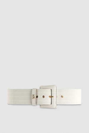 Patrizia Pepe High Waist Fabric Belt Harmaat | QVR541978