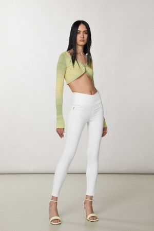 Patrizia Pepe Jeggings Valkoinen | AXO560174