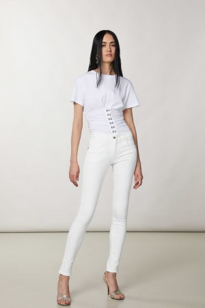 Patrizia Pepe Jeggings Valkoinen | LYR501738