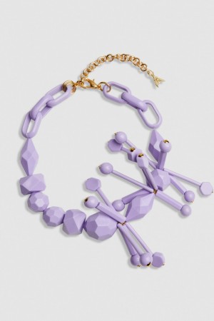 Patrizia Pepe Necklace With Techno Pop Fly Appliqué Pinkki | PLJ693570