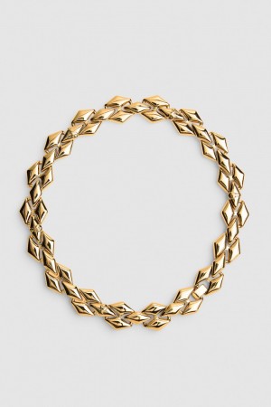 Patrizia Pepe New Chain Brass Necklace Kultaiset | QRU419287