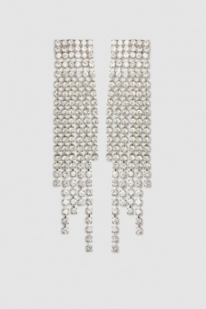 Patrizia Pepe Rhinestone Earrings Hopea | TDS987530