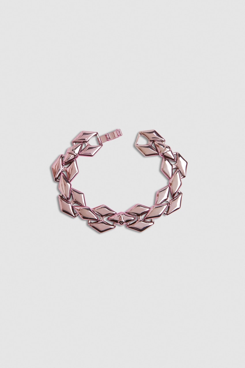 Patrizia Pepe Bracelet With Personalized Links And Micro Fly Pinkki | EWZ472108