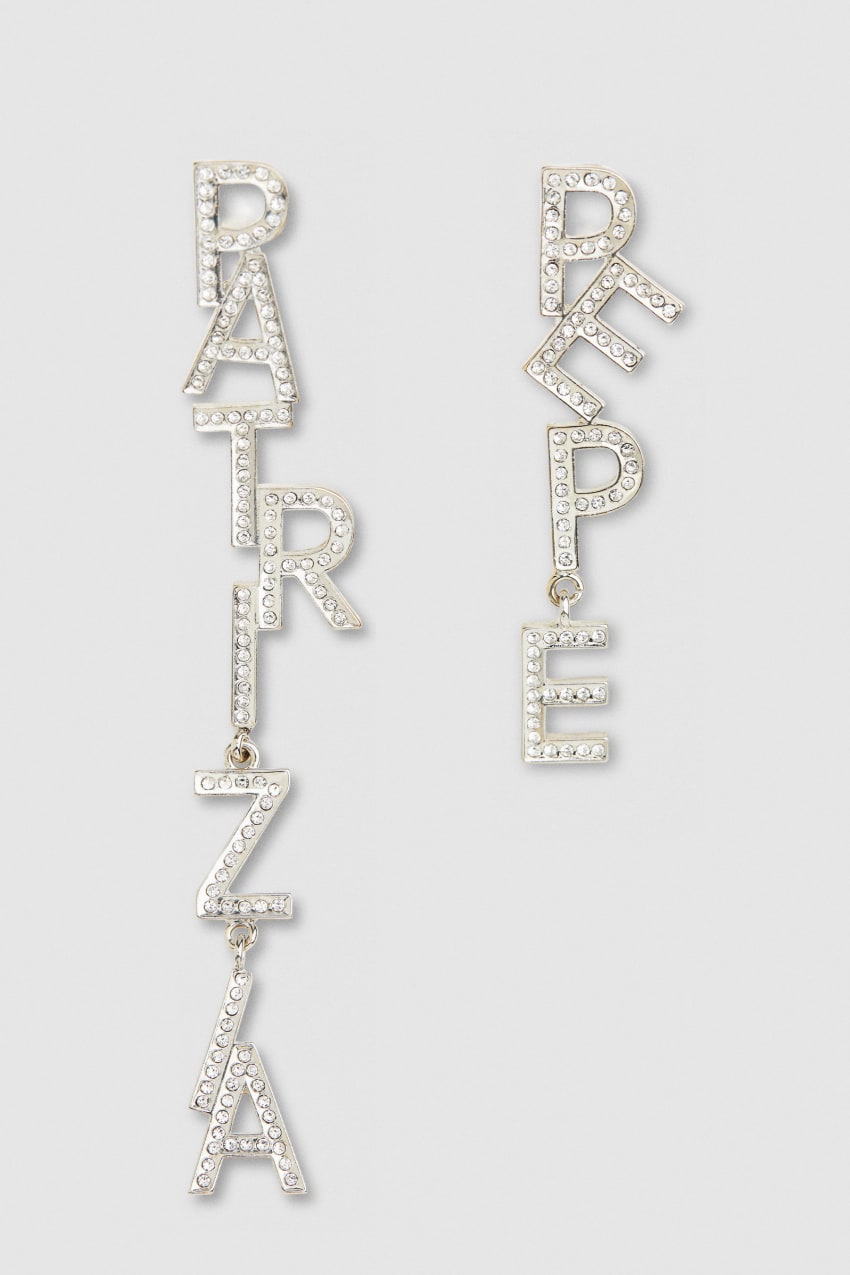 Patrizia Pepe Brass And Crystal Earrings Hopea | YXJ241085