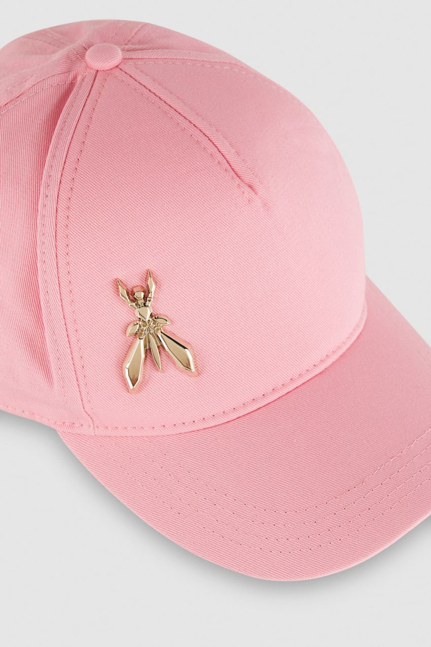 Patrizia Pepe Cotton Fly Baseball Cap Pinkki | MOS768295