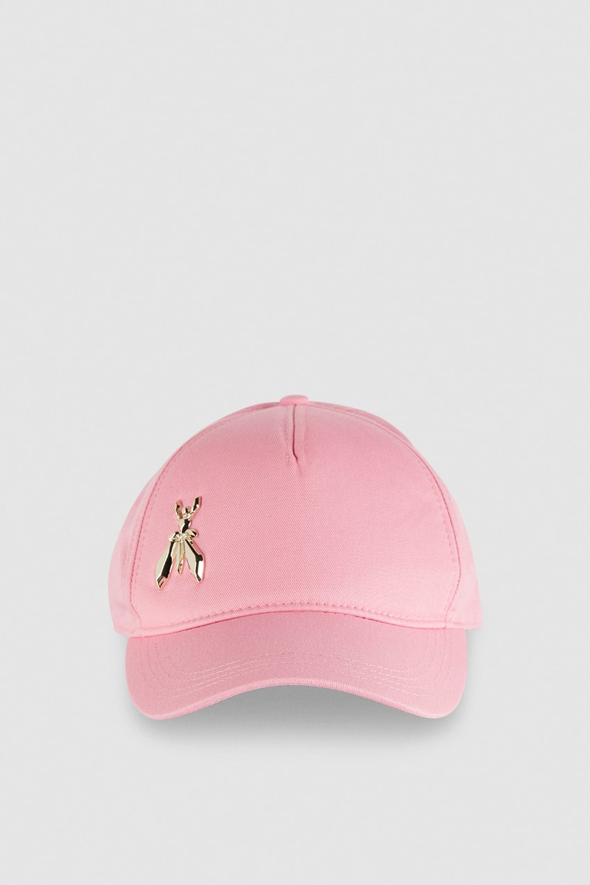 Patrizia Pepe Cotton Fly Baseball Cap Pinkki | MOS768295