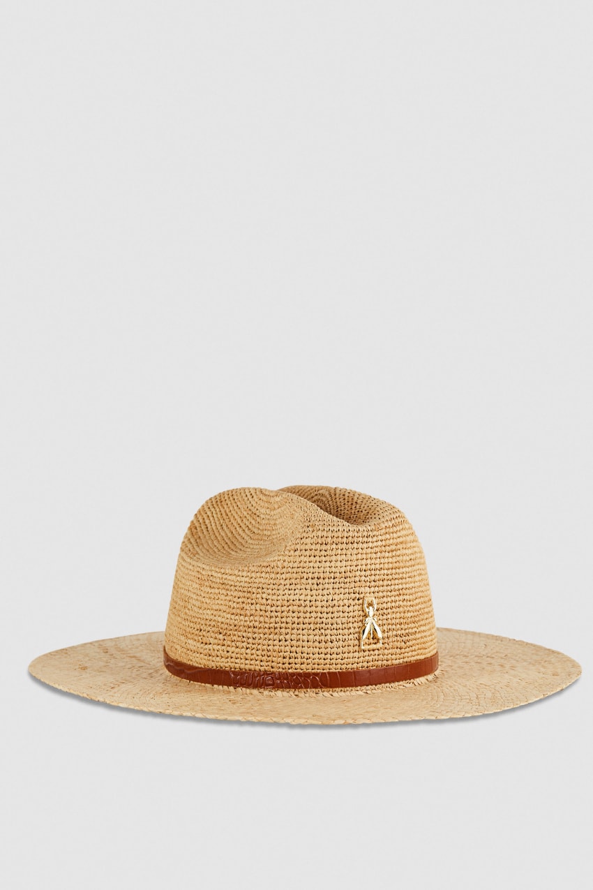 Patrizia Pepe Cowboy Hat With Leather Strap Valkoinen | OTK306851