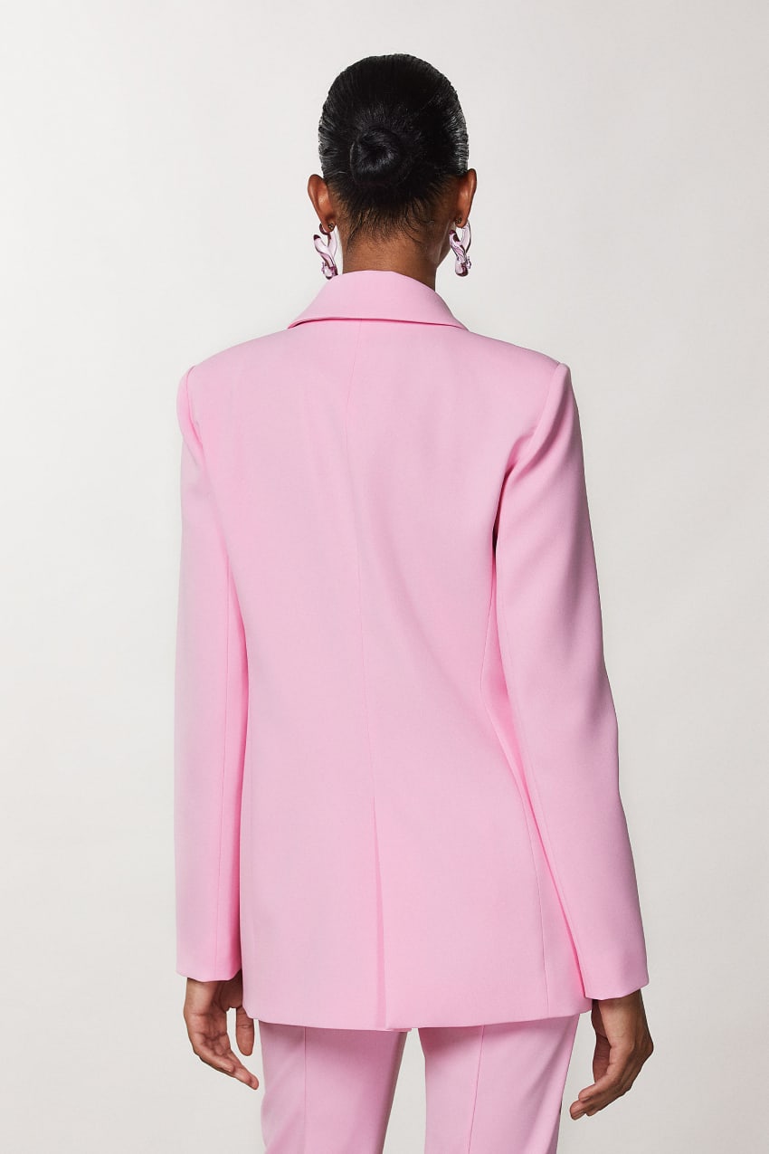 Patrizia Pepe Crepe Blazer Jacket Pinkki | LBY480973