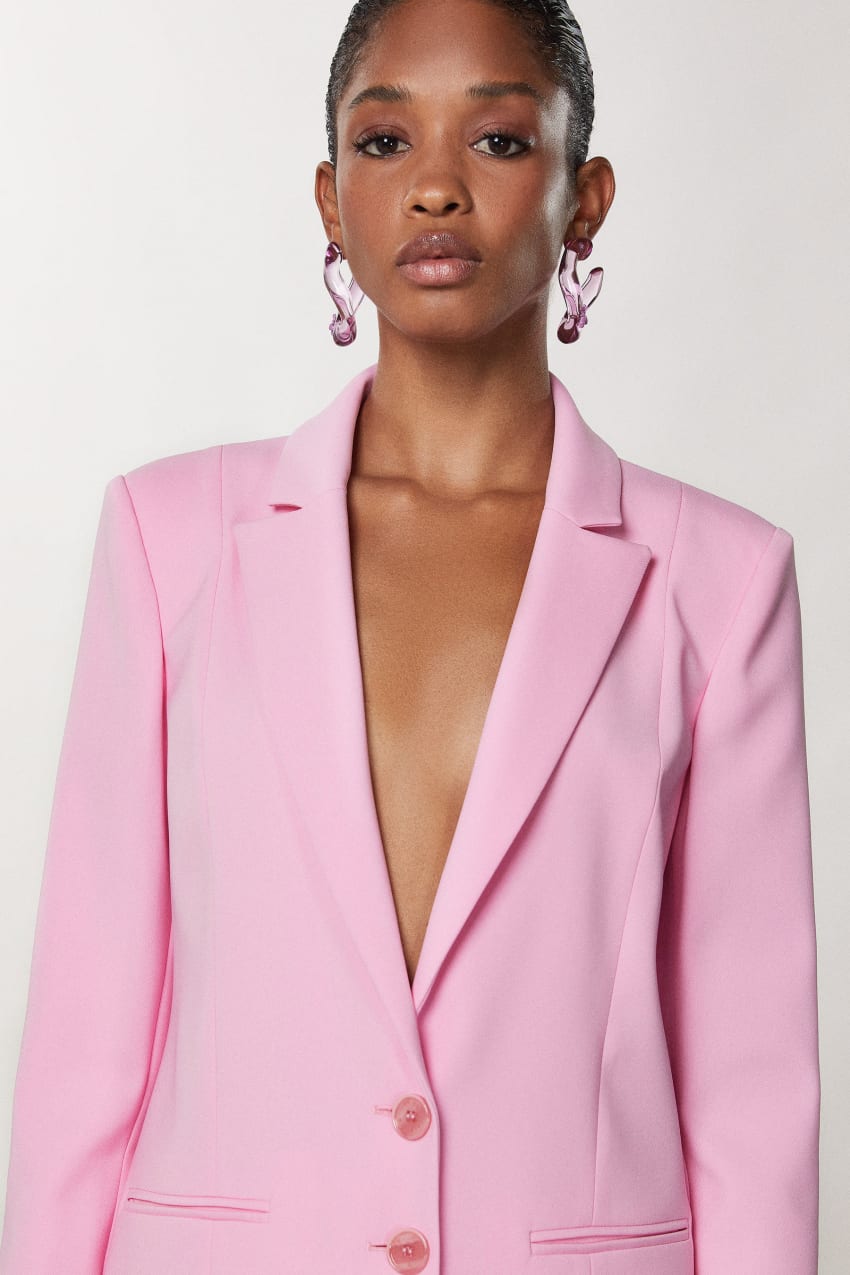 Patrizia Pepe Crepe Blazer Jacket Pinkki | LBY480973