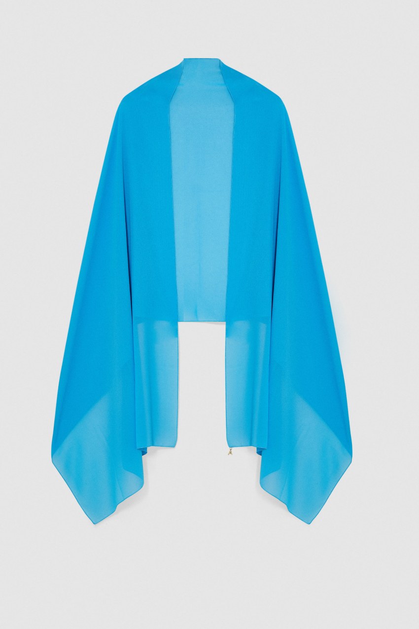 Patrizia Pepe Crepe Stole Vaaleansininen | NHW206985