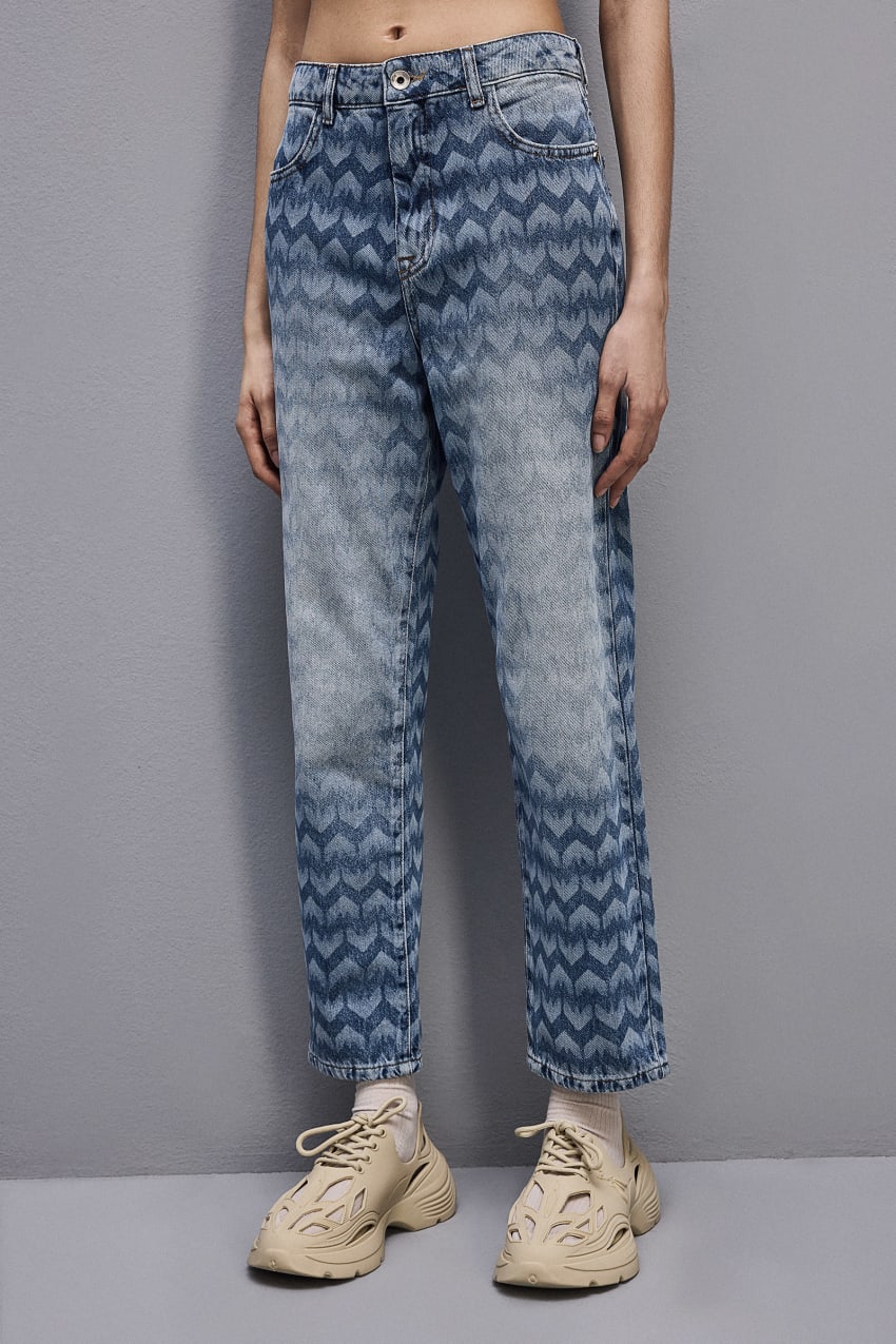 Patrizia Pepe Denim Cigarette Pants Sininen | QVT617342