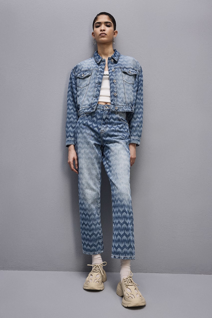 Patrizia Pepe Denim Cigarette Pants Sininen | QVT617342