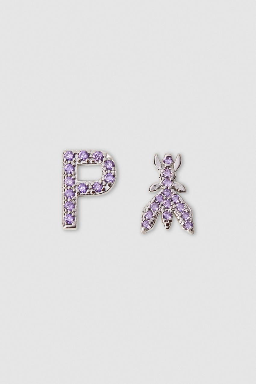 Patrizia Pepe Earrings With Rhinestones Pinkki | UJA107635