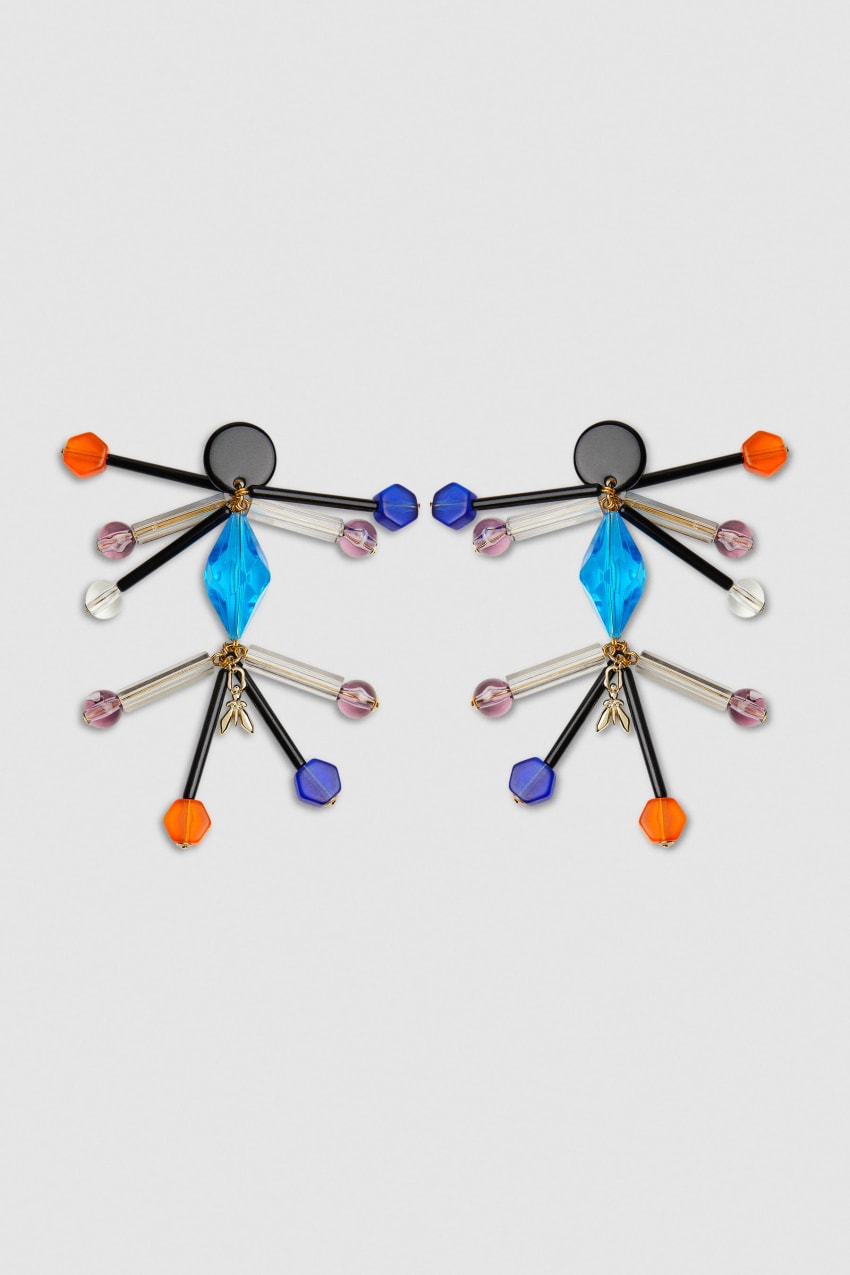 Patrizia Pepe Earrings With Techno Pop Fly Appliqué Monivärinen | GQX958241