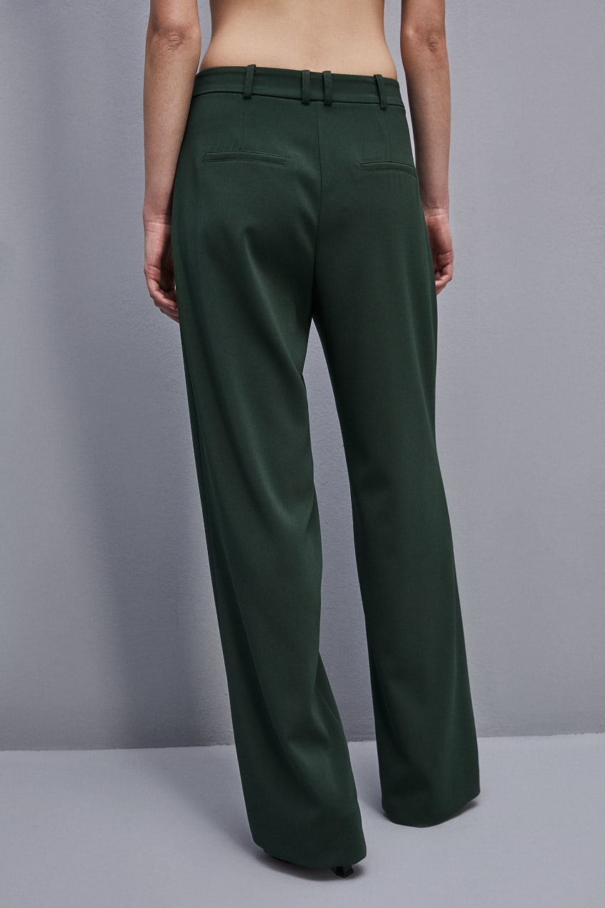 Patrizia Pepe Essential Crepe Pants Vihreä | LIZ764823