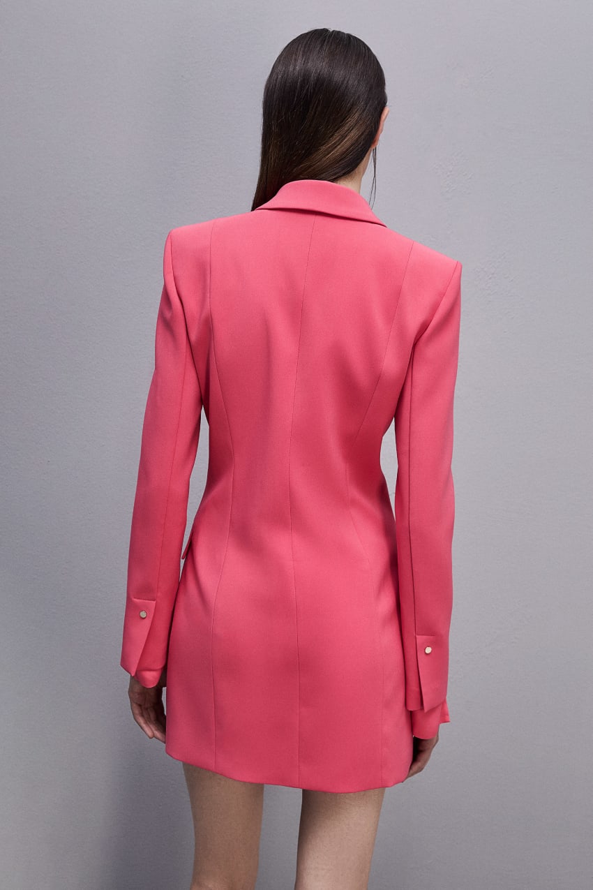 Patrizia Pepe Essential Double-breasted Suit Jacket Pinkki | QDL245103