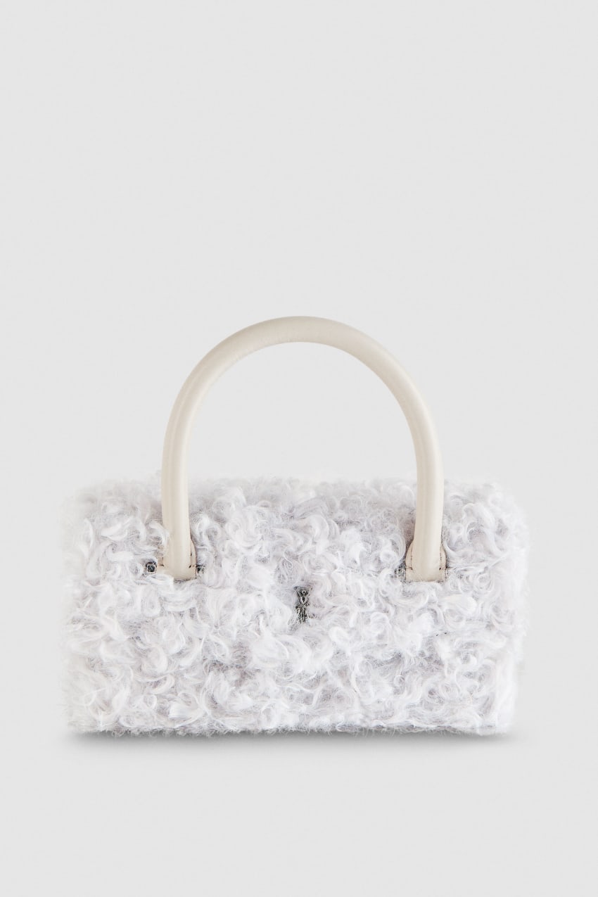 Patrizia Pepe Fly Bamby Fluffy Bag Valkoinen | IDY316478