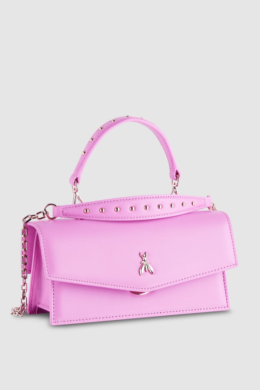 Patrizia Pepe Fly Bamby Leather Shoulder Bag Pinkki | ENM564132