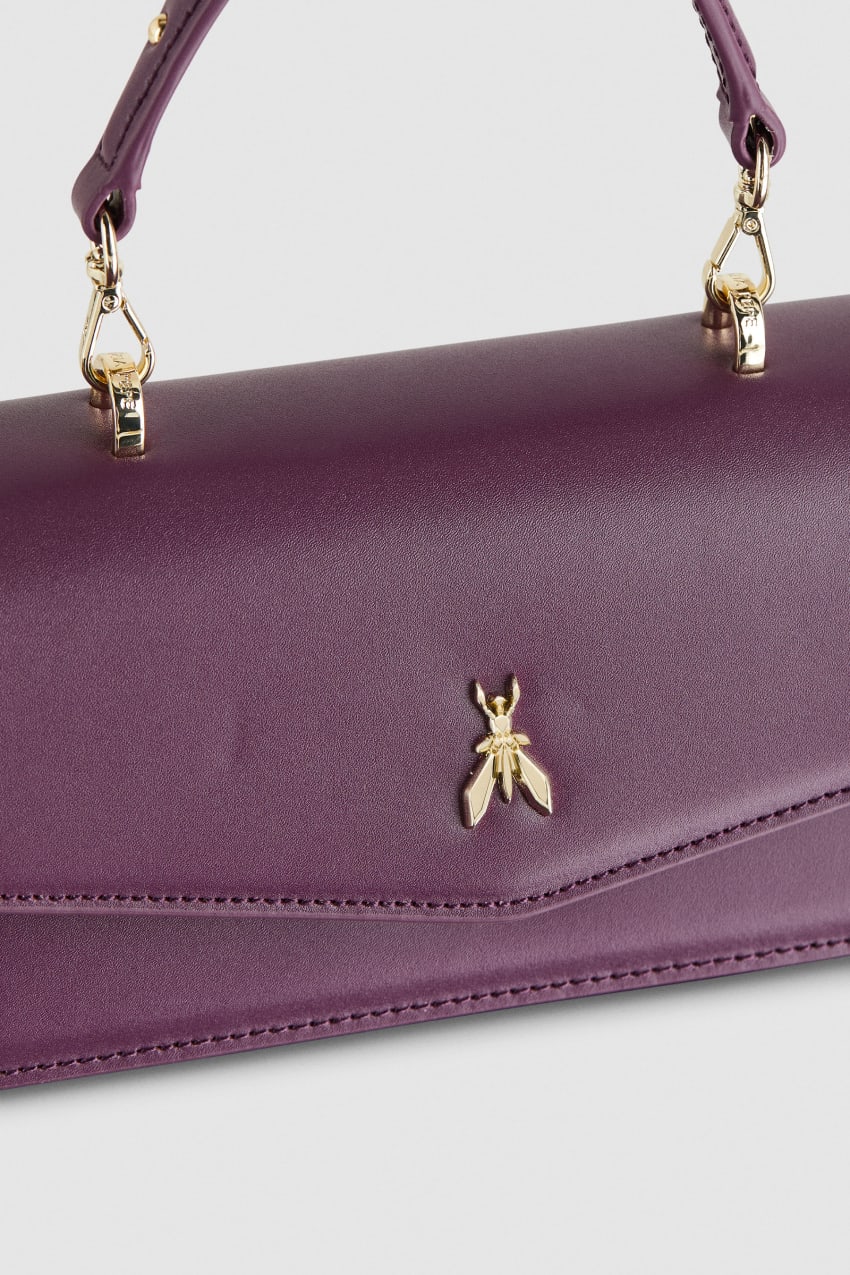 Patrizia Pepe Fly Bamby Leather Shoulder Bag Violetit | ZLV396075