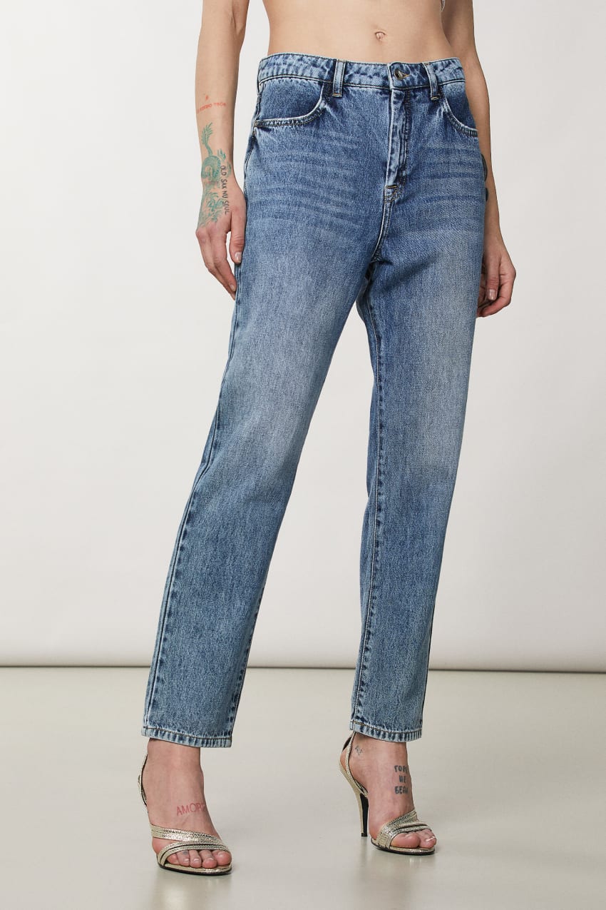 Patrizia Pepe High Waist Denim Pants Sininen | DRZ547168