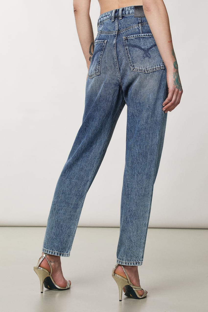 Patrizia Pepe High Waist Denim Pants Sininen | DRZ547168