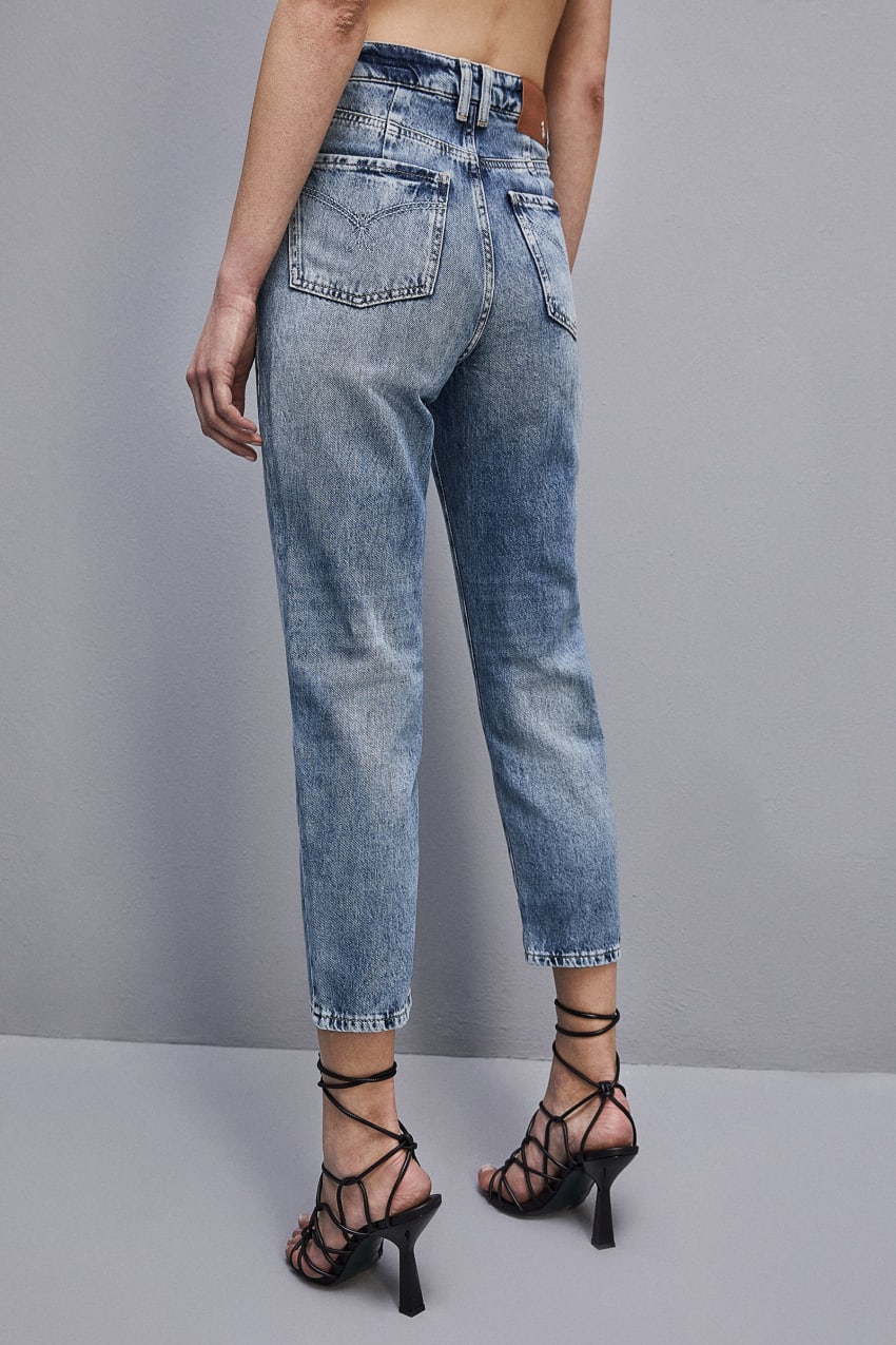 Patrizia Pepe High Waist Denim Pants Vaaleansininen | CWN698423