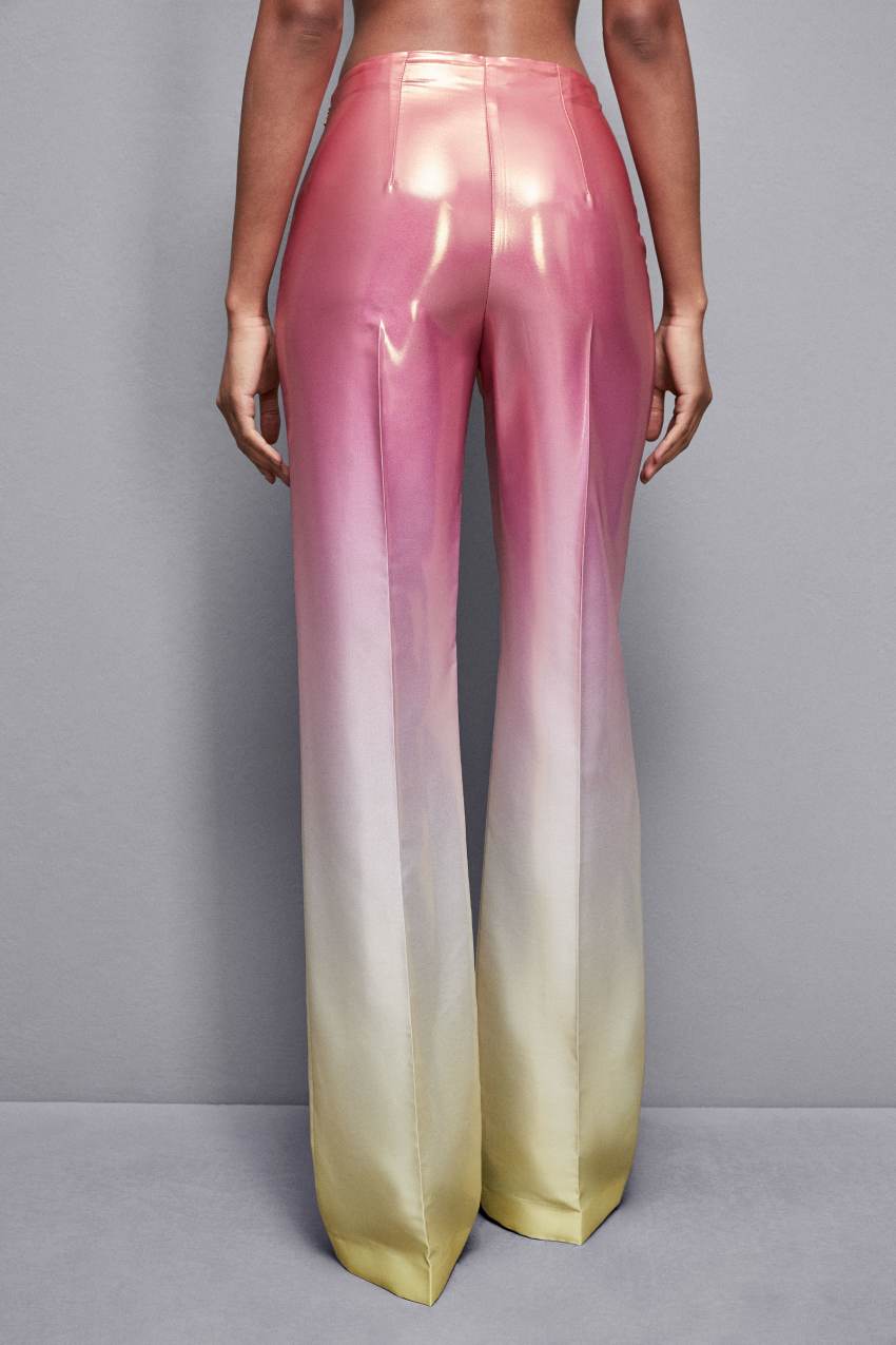 Patrizia Pepe High-waisted Satin Pants Monivärinen | YTQ413709