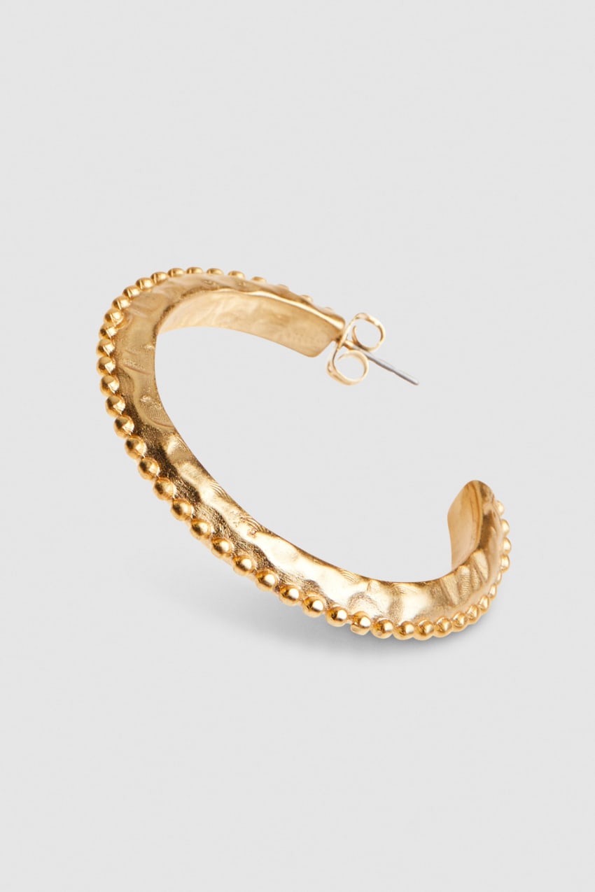 Patrizia Pepe Hoop Earrings Kultaiset | TKZ190542