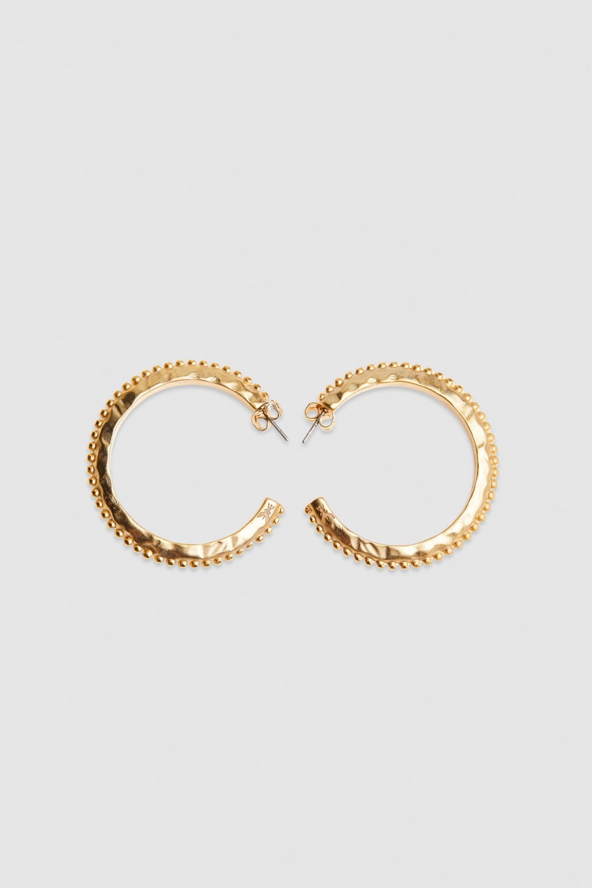 Patrizia Pepe Hoop Earrings Kultaiset | TKZ190542