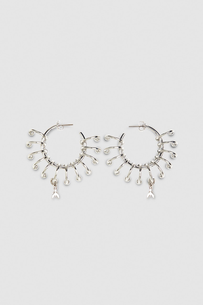 Patrizia Pepe Hoop Earrings With Rings Hopea | LUP603721