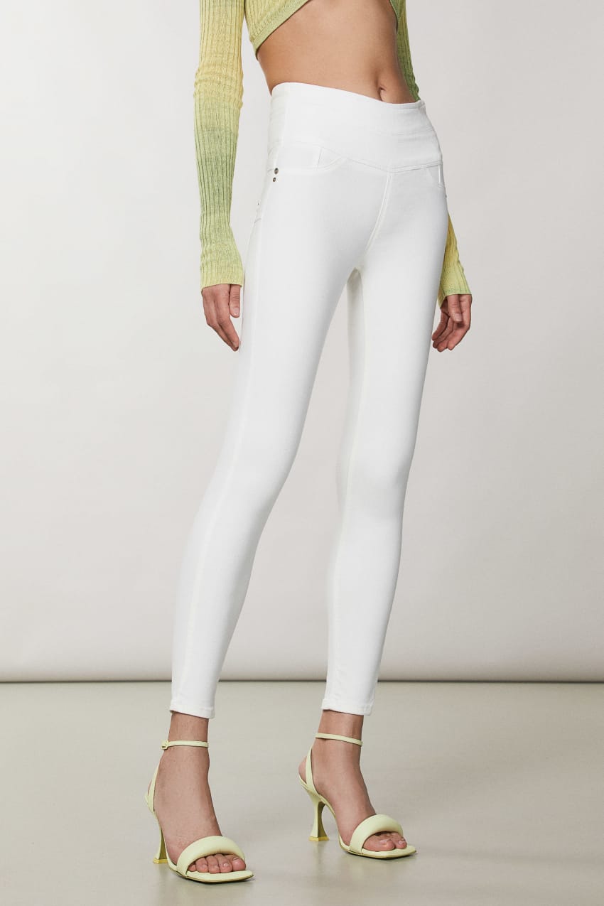 Patrizia Pepe Jeggings Valkoinen | AXO560174