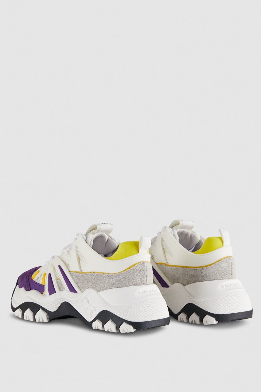 Patrizia Pepe Leather Running Sneakers Violetit | BDY318295