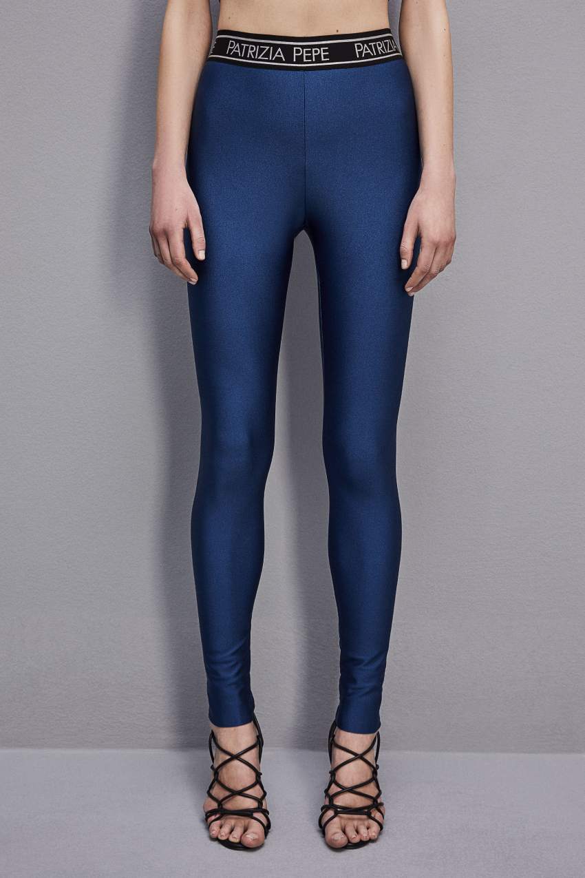 Patrizia Pepe Leggings In Technical Stretch Jersey Vaaleansininen | WCN736409