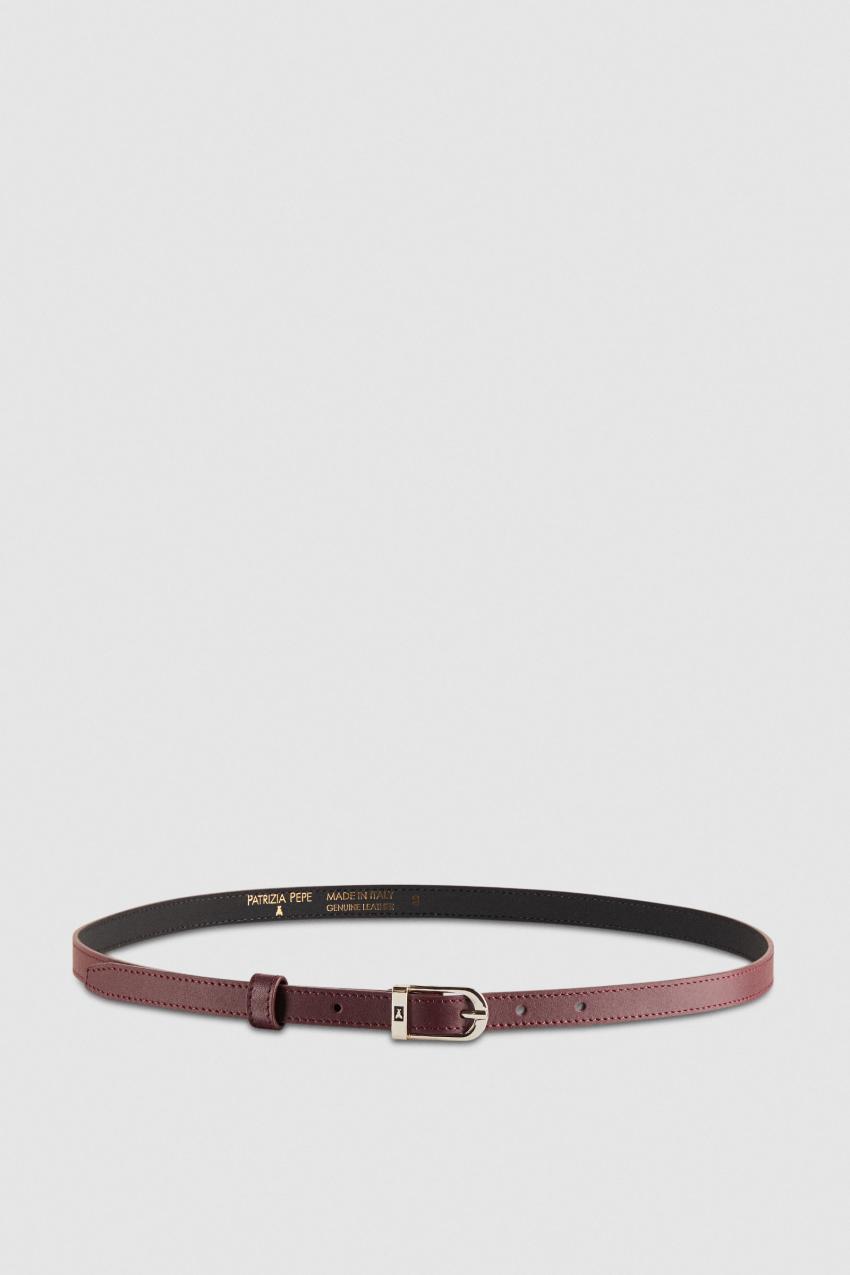 Patrizia Pepe Low-waist Smooth Leather Belt Violetit | FQU512437