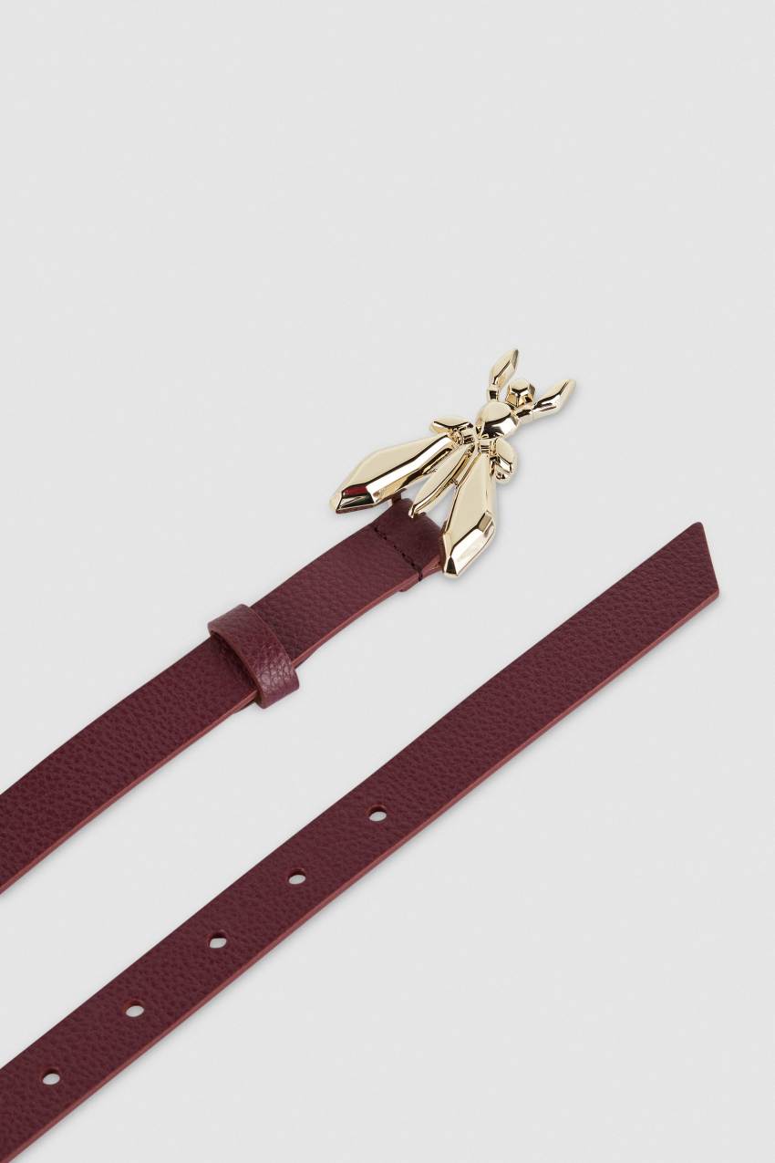 Patrizia Pepe Low-waisted Leather Belt Violetit | KED729016