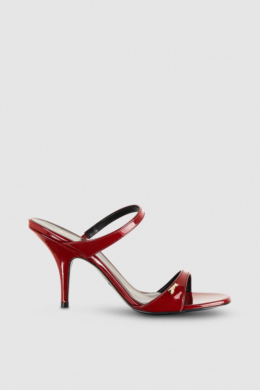 Patrizia Pepe Patent Leather Heeled Sandals Punainen | RKB481763