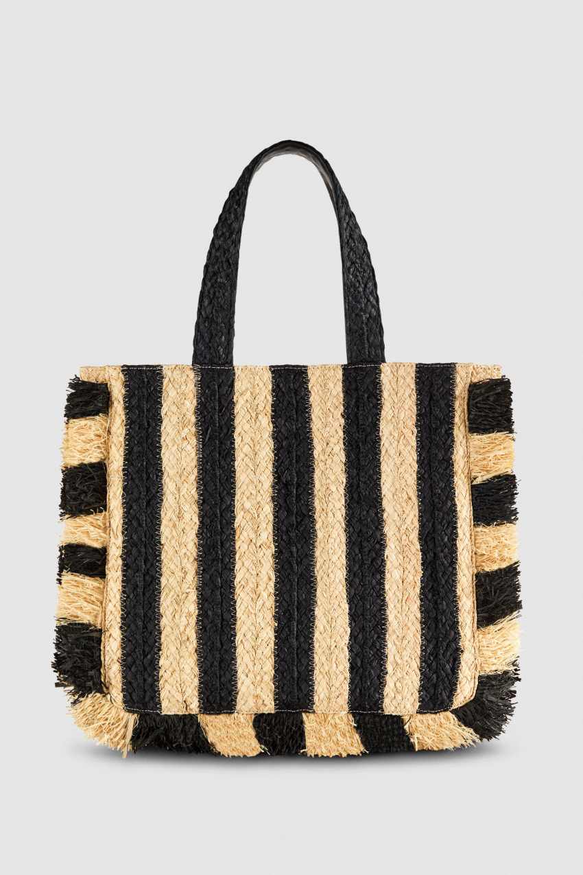 Patrizia Pepe Raffia Shopping Bag FE22 | UTE859763