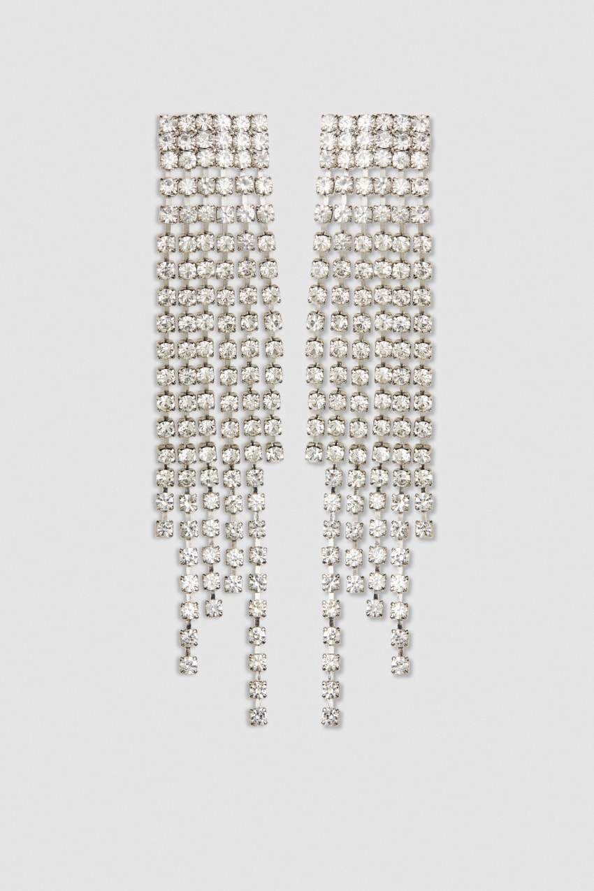 Patrizia Pepe Rhinestone Earrings Hopea | TDS987530