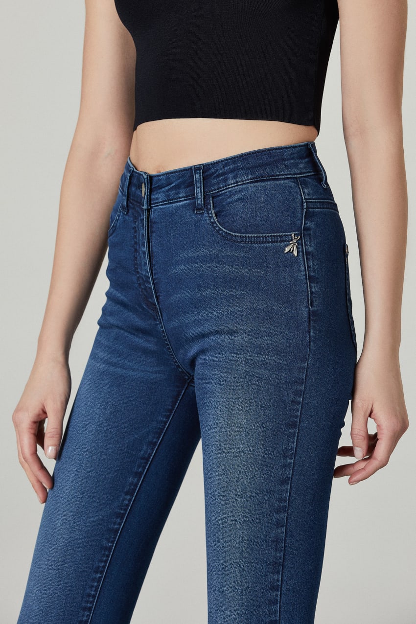 Patrizia Pepe Skinny Jeans Regular Waist Sininen | EPW086193