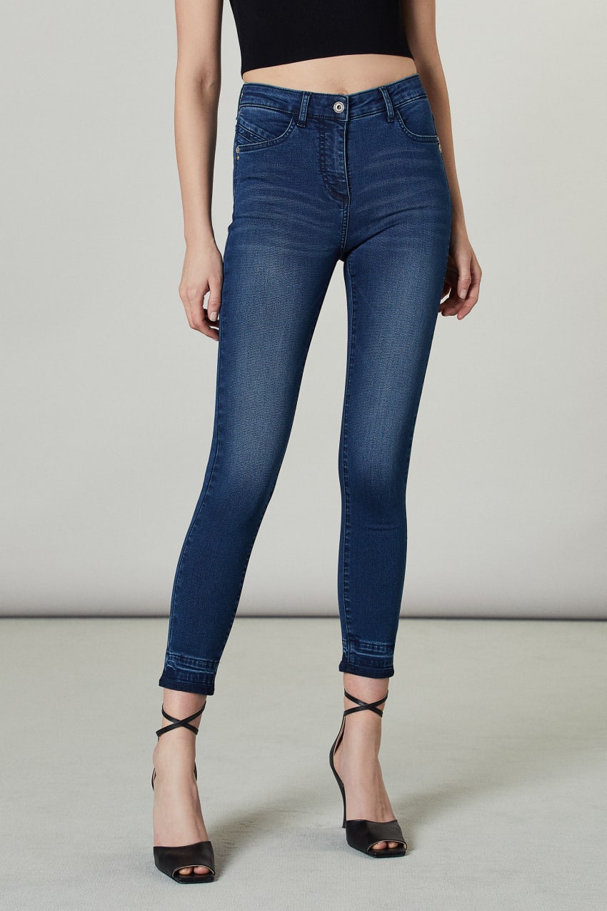 Patrizia Pepe Skinny Jeans Regular Waist Sininen | EPW086193