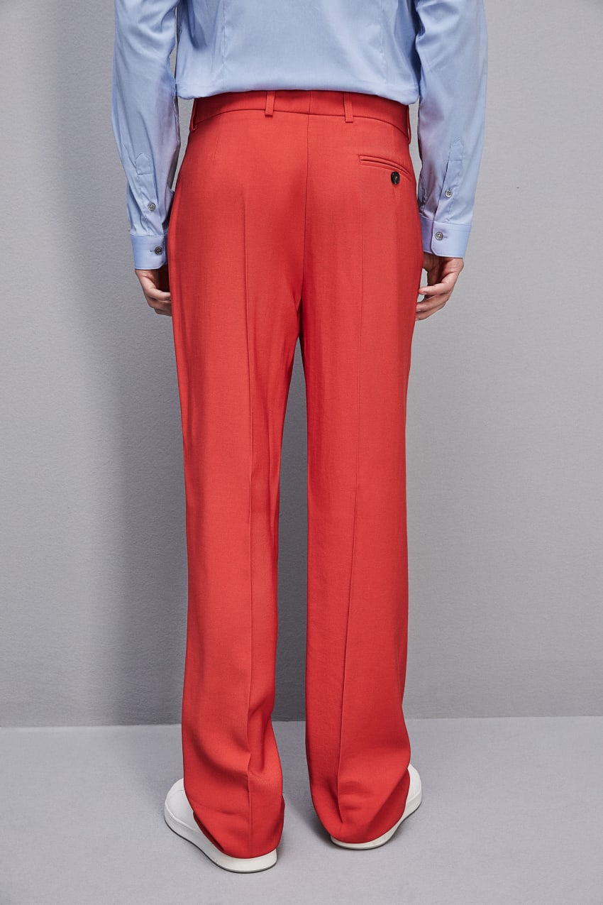 Patrizia Pepe Slim Fit Pants With French Pockets Punainen | ATO721563