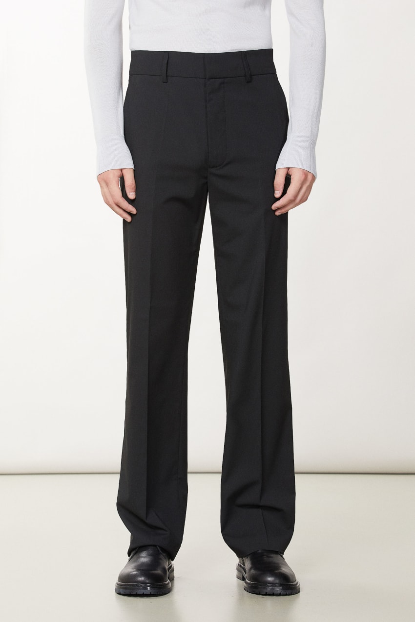 Patrizia Pepe Slim Fit Pants With Regular Waist Mustat | NJR270316