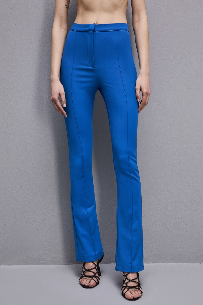 Patrizia Pepe Slim Flare Pants Sininen | XYJ071658