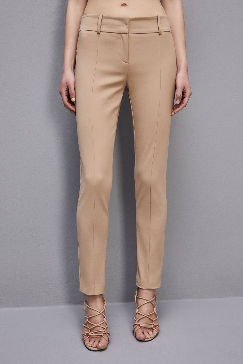 Patrizia Pepe Slim Pants Beige | NLV819340