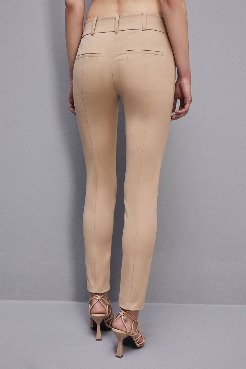 Patrizia Pepe Slim Pants Beige | NLV819340