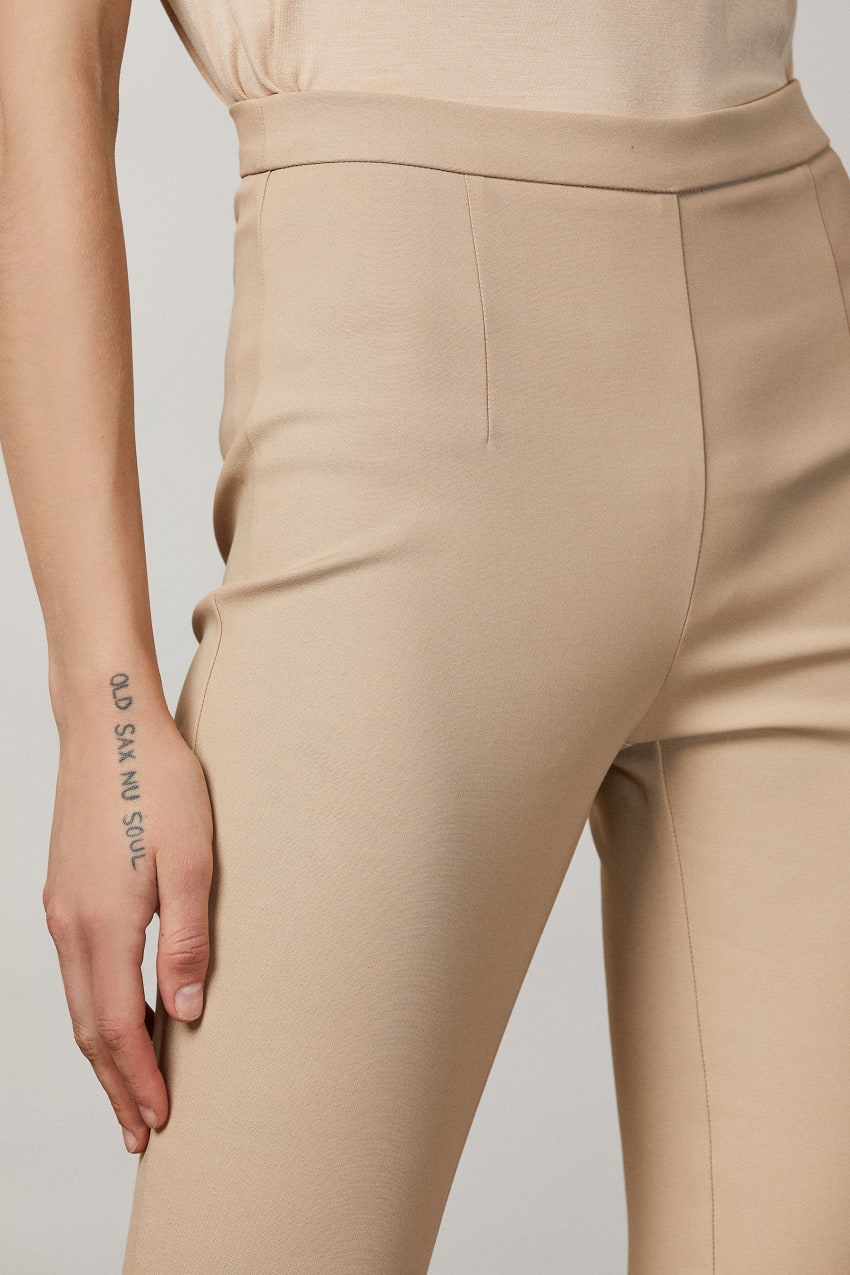 Patrizia Pepe Slim Pants Beige | VQG523097