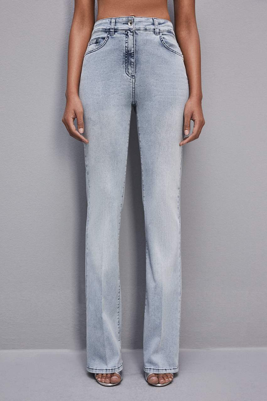 Patrizia Pepe Slim Stretch Denim Jeans Vaaleansininen | TKP392107