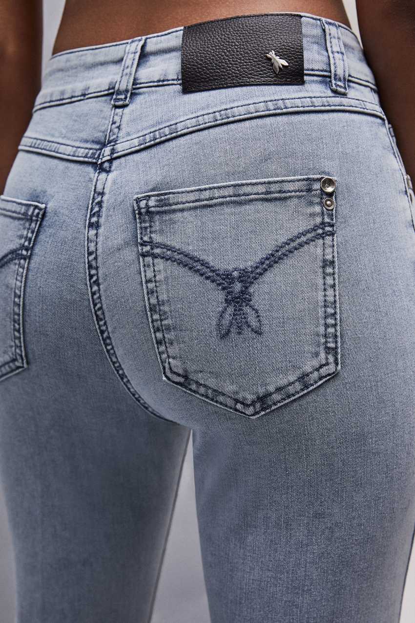 Patrizia Pepe Slim Stretch Denim Jeans Vaaleansininen | TKP392107